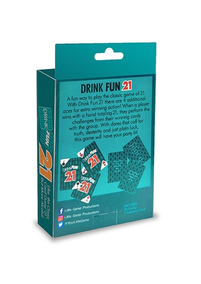 Drink Fun 21 Card Game