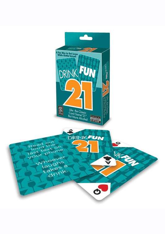 Drink Fun 21 Card Game