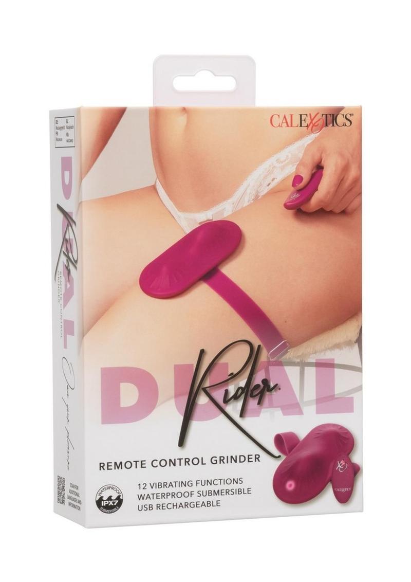 Dual Rider Remote Control Grinder Rechargeable Silicone Vibrator