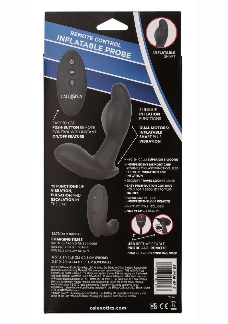 Eclipse Remote Control Inflatable Silicone Anal Probe