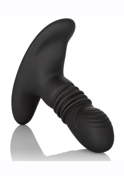 Eclipse Thrusting Rotator Probe Silicone Rechargeable Vibrating Butt Plug with Remote Control