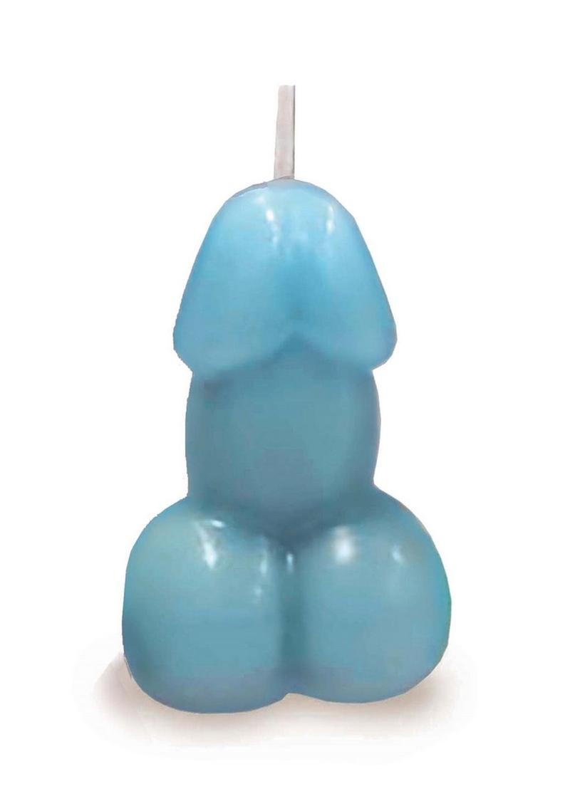 Eden's Candle Vanilla Scented Penis - Blue