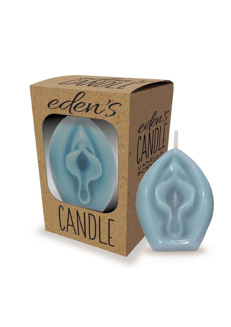 Eden's Candle Vanilla Scented Vagina - Blue