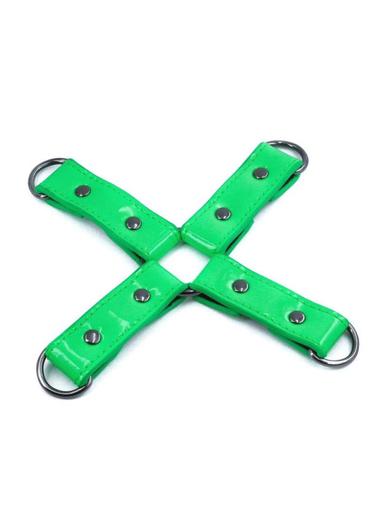 Electra Play Things Pu Leather Hog Tie - Green