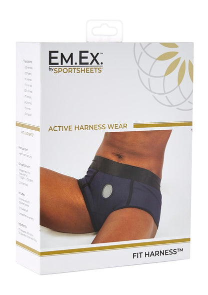 Em.Ex.. Active Harness Wear Fit Harness Boy Shorts - 2x