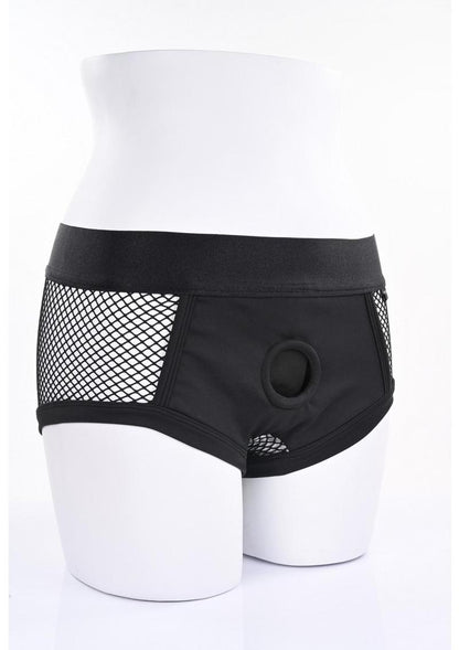 Em.Ex. Fit Harness Fishnet - Black - Medium