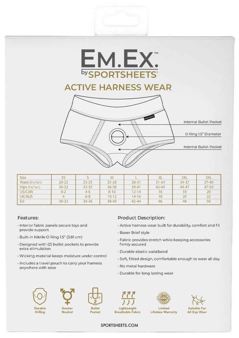 Em.Ex. Fit Harness - Gray/Grey - Large