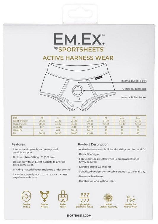 Em.Ex. Fit Harness - Gray/Grey - Small