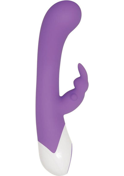 Enchanted Bunny Rechargeable Silicone Rabbit Vibrator - Purple