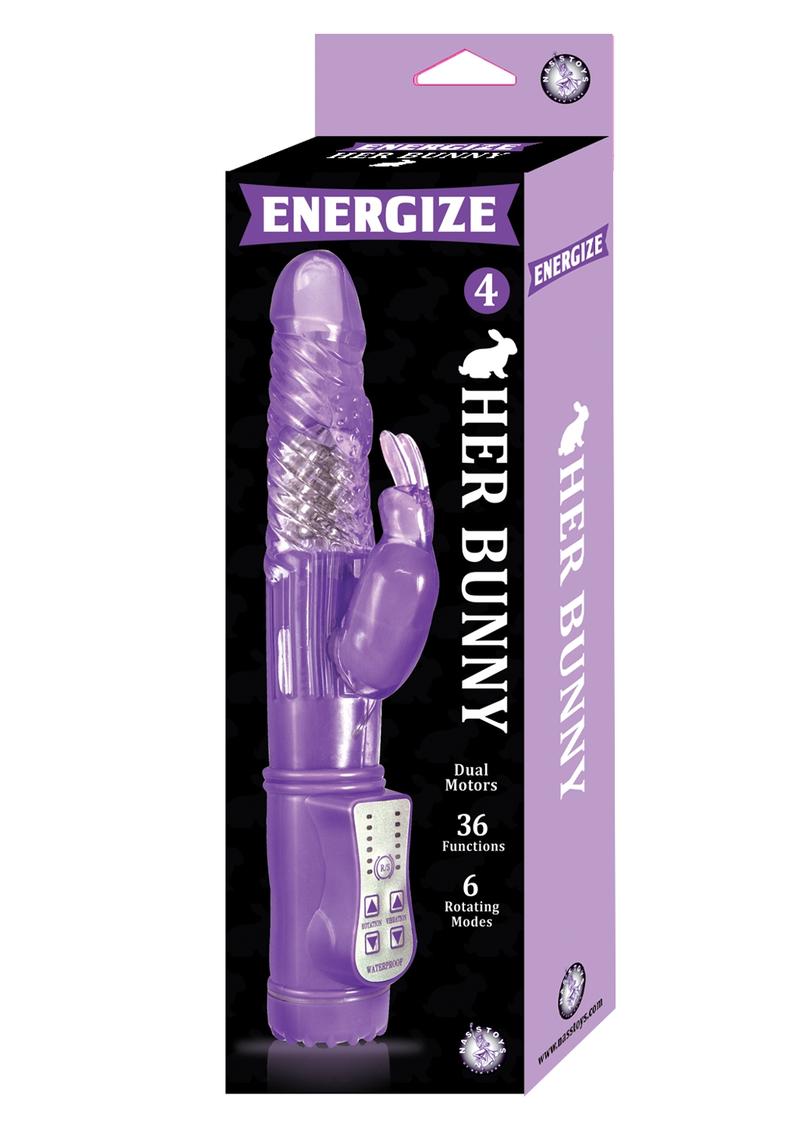 Energize Her Bunny 4 Dual Motor Rabbit Vibrator - Purple