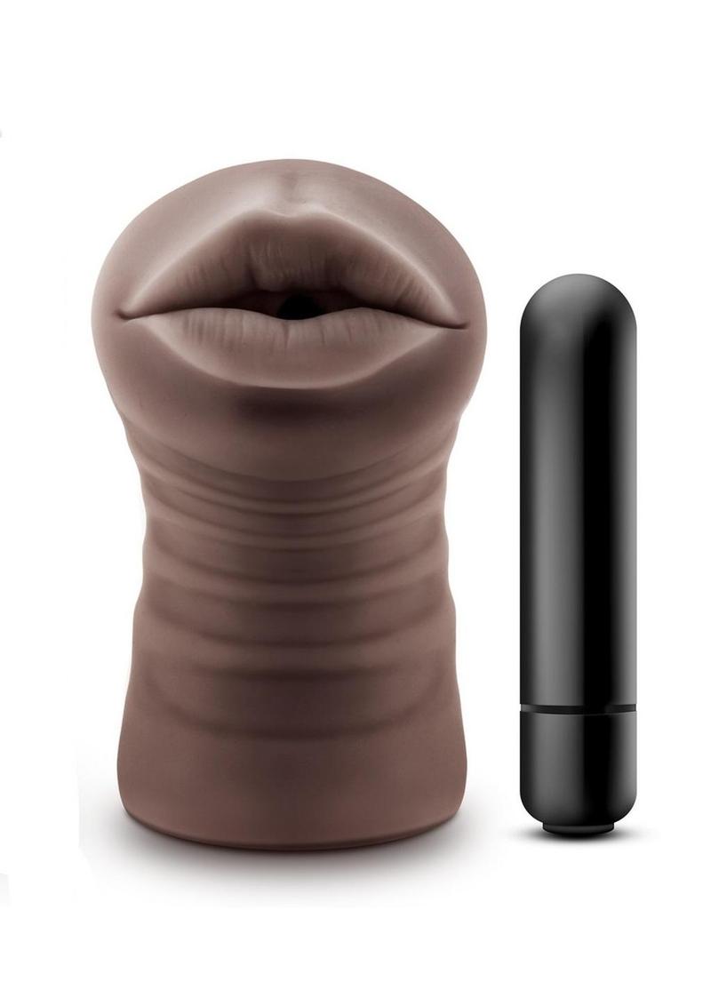 Enlust Kristal Dual End Vibrating Stroker - Mouth