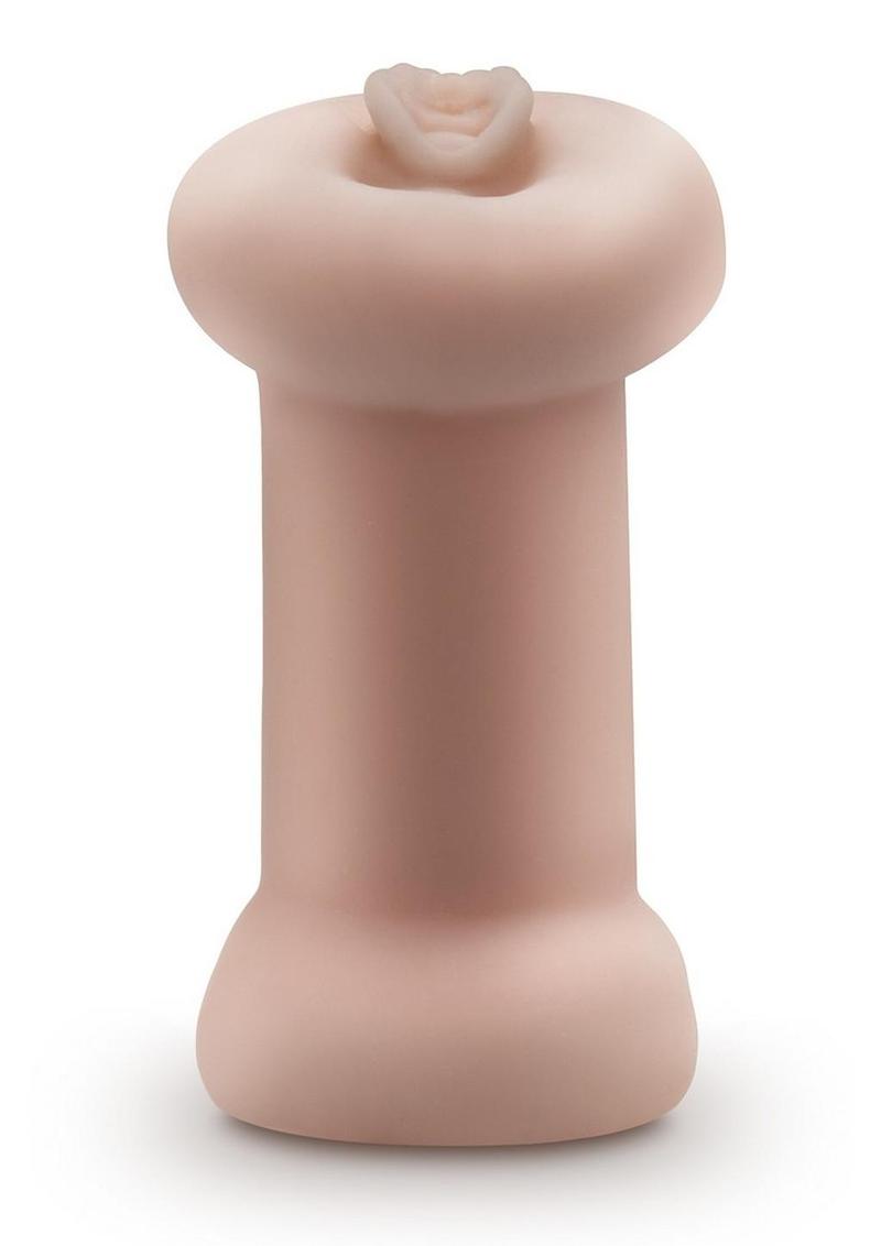Enlust Tasha Soft and Wet Glow In The Dark Dual End Stroker - Pussy - Vanilla