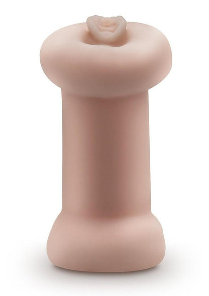 Enlust Tasha Soft and Wet Glow In The Dark Dual End Stroker - Pussy - Vanilla