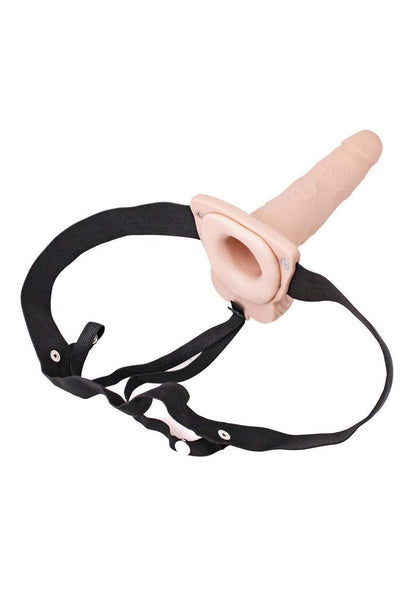 Erection Assistant Hollow Vibrating Strap-On