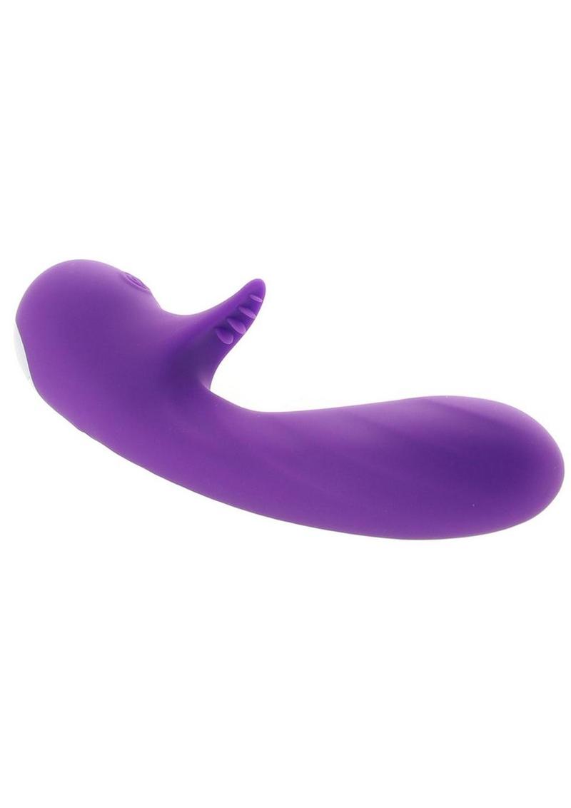 Exciter Deep Reach G-Spot Rechargeable Silicone Vibrator - Purple