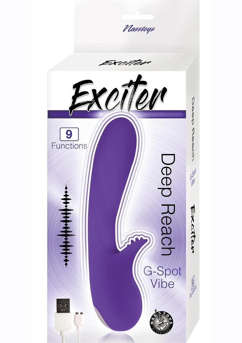 Exciter Deep Reach G-Spot Rechargeable Silicone Vibrator