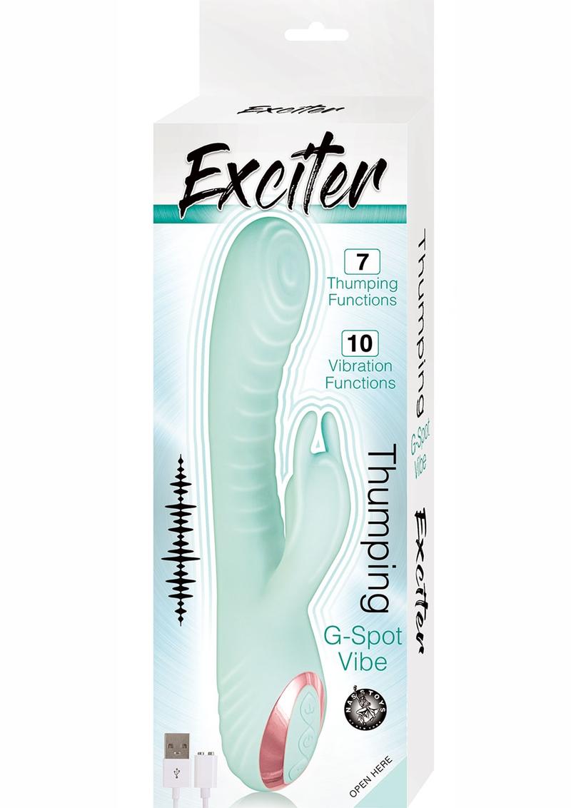 Exciter Thumping G-Spot Rechargeable Rabbit Vibrator