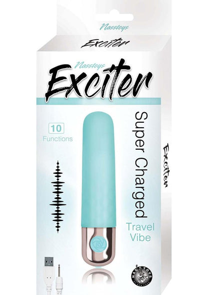 Exciter Travel Vibe Rechargeable Silicone Vibrator