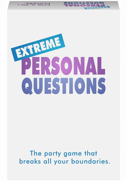 Extreme Personal Questions Party Game