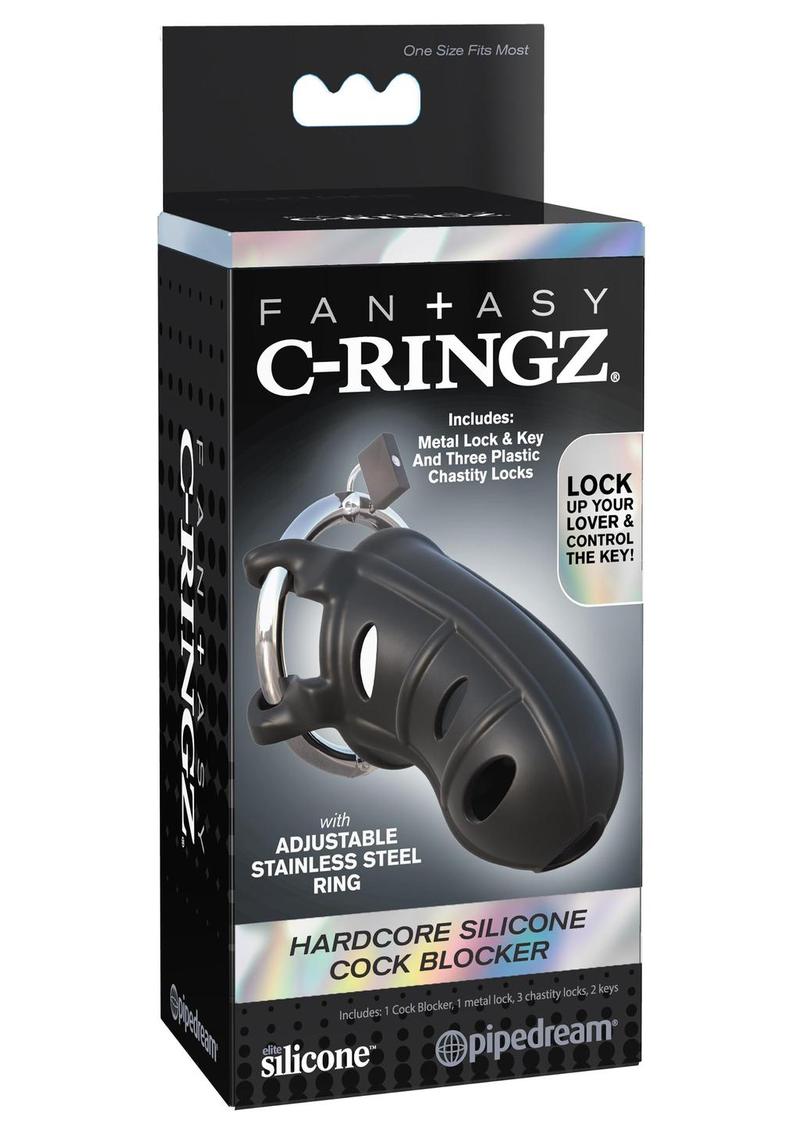 Fantasy C-Ringz Hardcore Silicone Cock Blocker Cock Ring