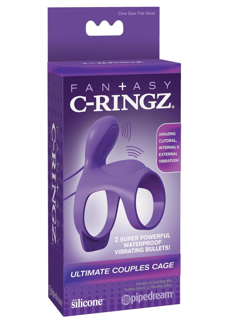 Fantasy C-Ringz Ultimate Silicone Couples Cage Cock Ring