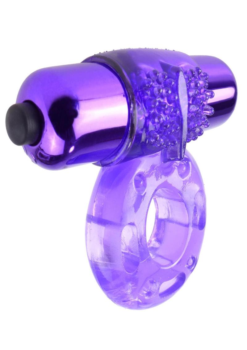 Fantasy C-Ringz Vibrating Super Cock Ring with Bullet - Purple