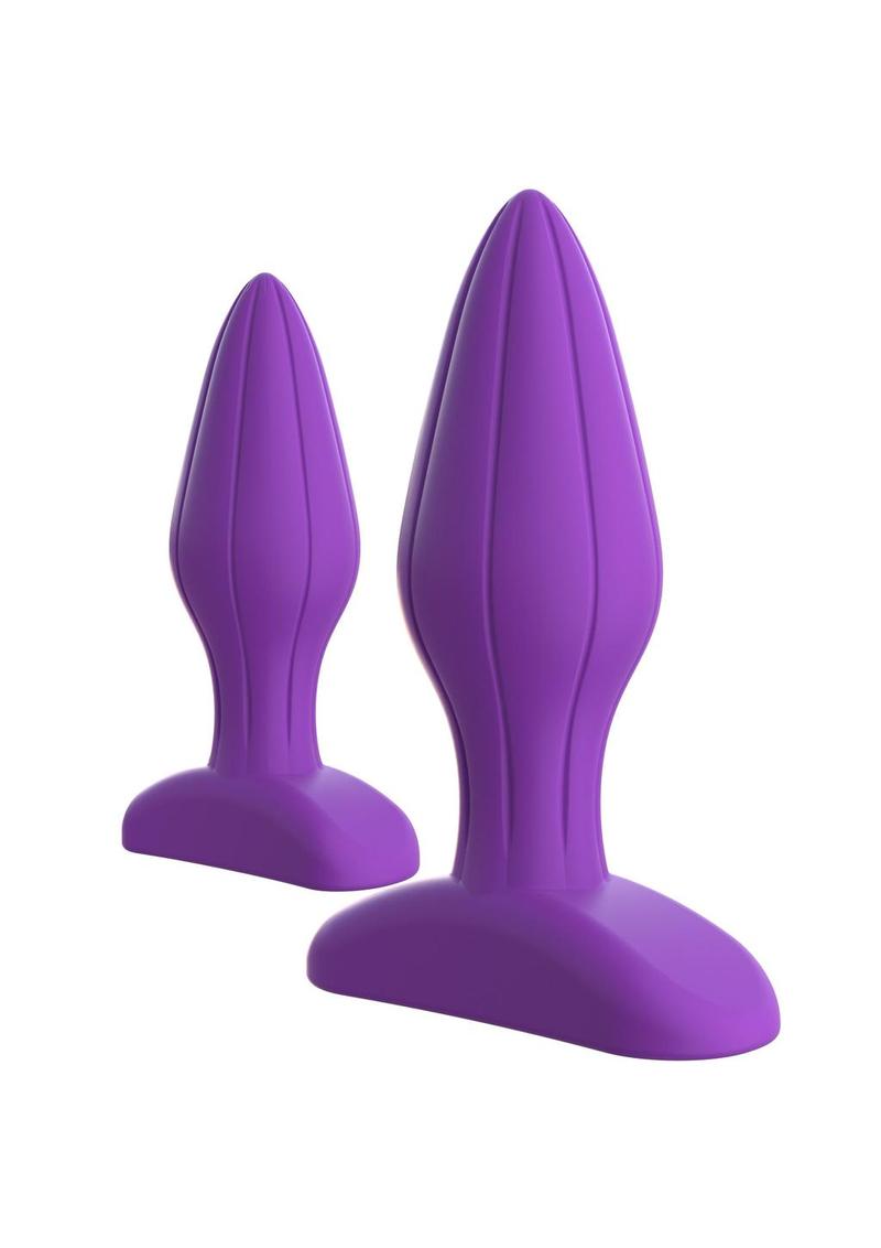 Fantasy For Her Designer Love Plug Set Anal Play Kit Silicone - Purple