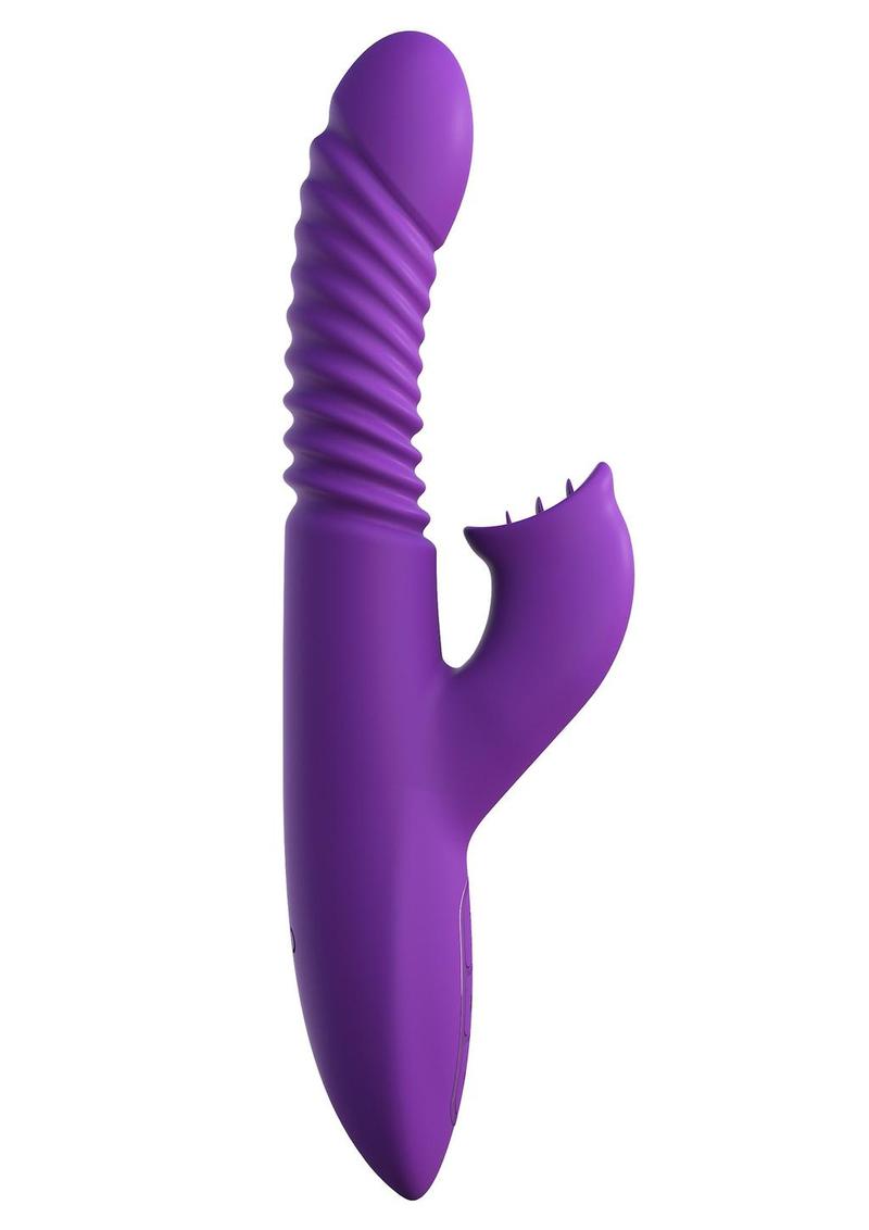 Fantasy For Her Ultimate Thrusting Clit Stimulate Her Rechargeable Waterproof - Purple