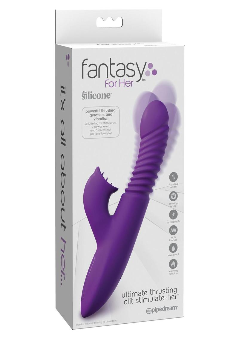 Fantasy For Her Ultimate Thrusting Clit Stimulate Her Rechargeable Waterproof