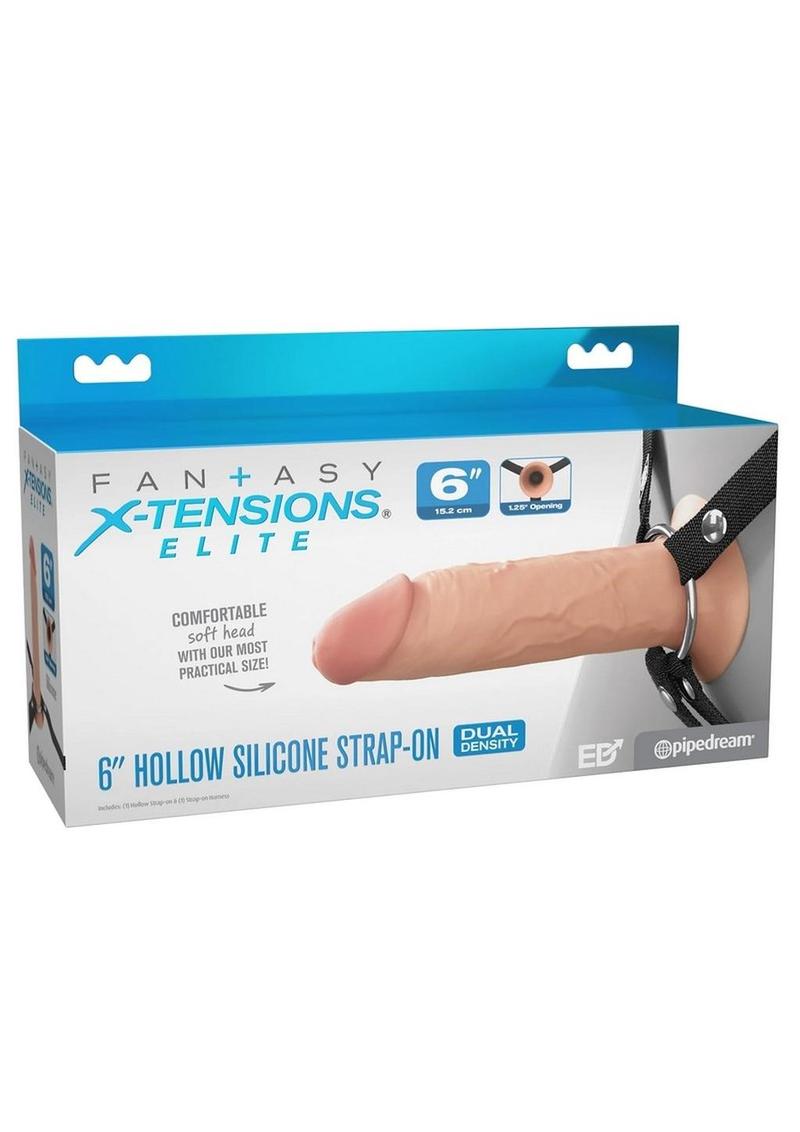 Fantasy X-Tensions Elite Silicone Dual Density Hollow Strap-On