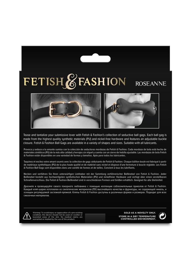 Fetish and Fashion Roseanne Silicone Ball Gag