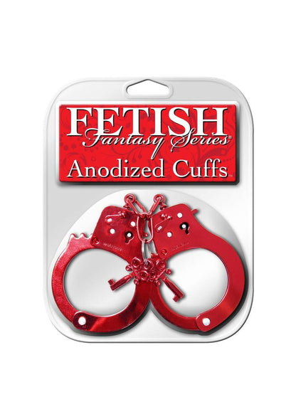 Fetish Fantasy Anodized Cuffs - Red