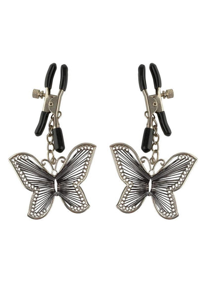 Fetish Fantasy Series Butterfly Nipple Clamps - Silver