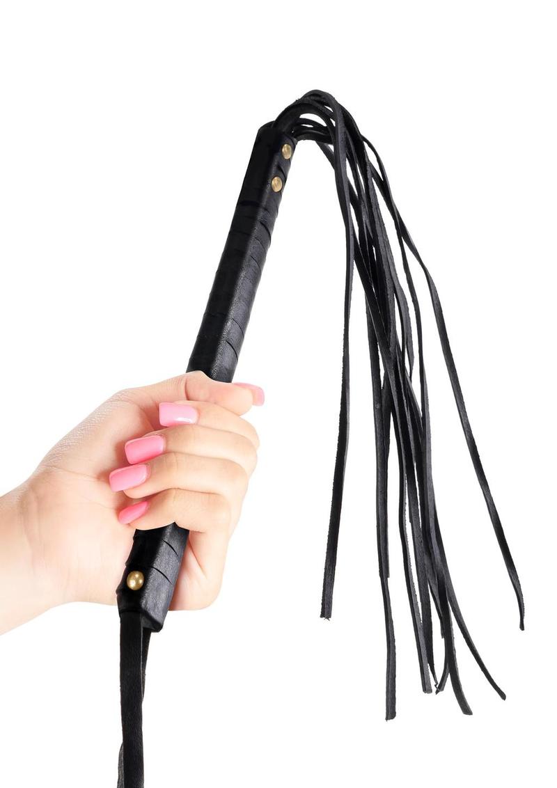 Fetish Fantasy Series First Time Flogger - Black - 20in