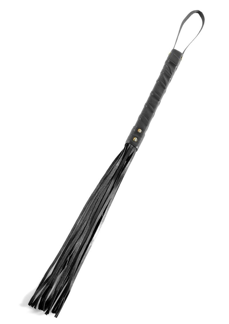 Fetish Fantasy Series Limited Edition Cat-O-Nine Tails Leather - Black