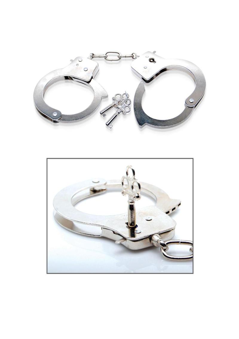 Fetish Fantasy Series Limited Edition Metal Handcuffs - Metal/Silver