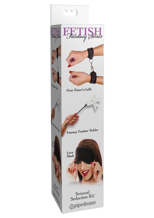 Fetish Fantasy Series Sensual Seduction - Black/White - 3 Piece Kit