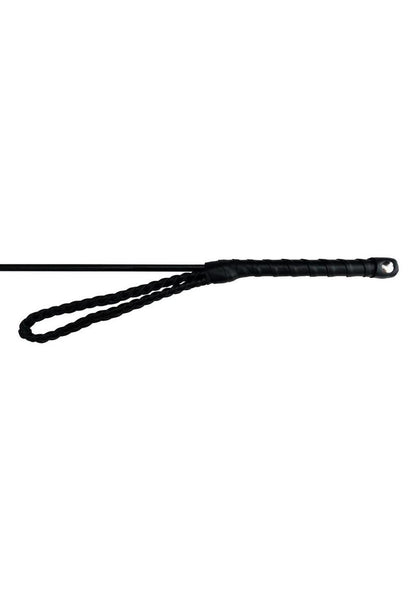 Fetish Play Riding Crop Vegan Leather - Black