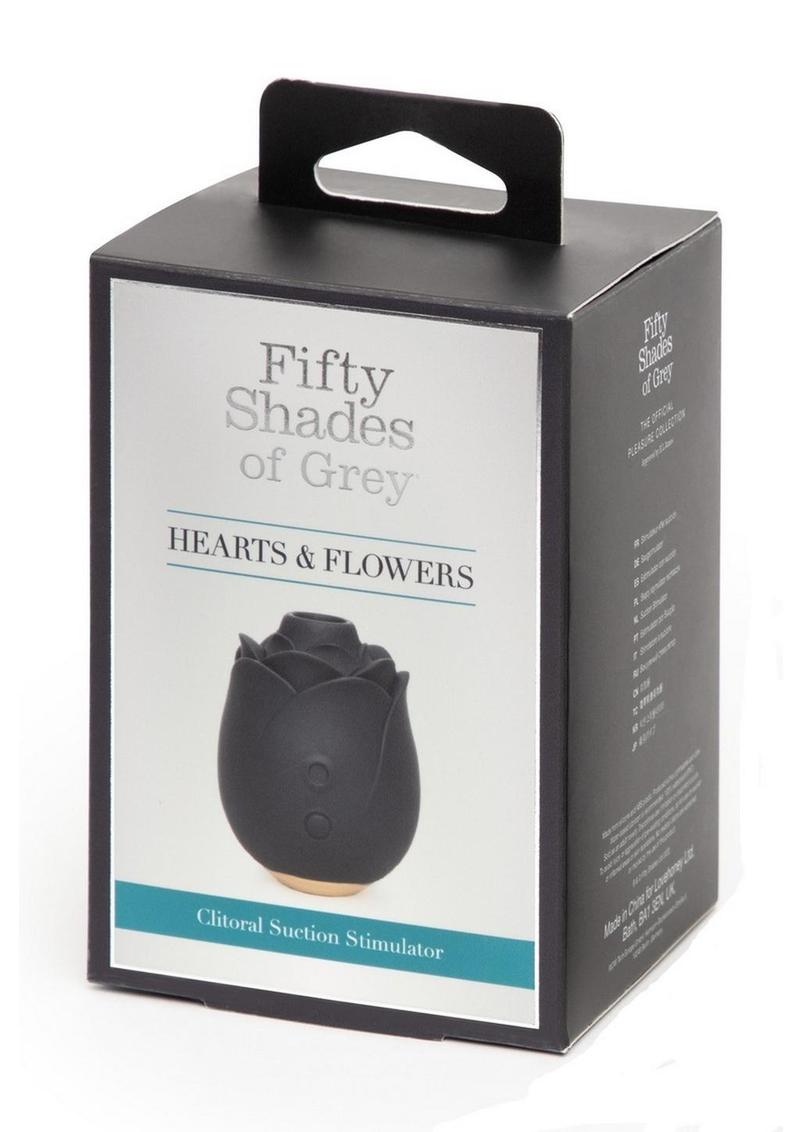 Fifty Shades Of Grey Black Rose Rechargeable Silicone Clitoral Stimulator