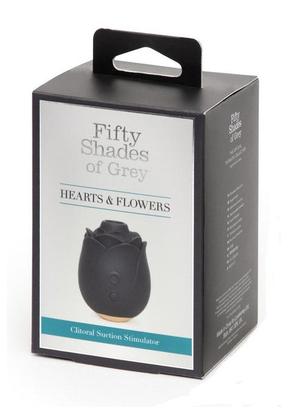 Fifty Shades Of Grey Black Rose Rechargeable Silicone Clitoral Stimulator