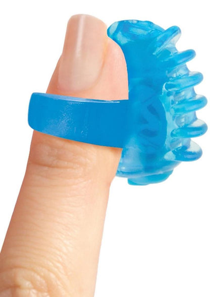 Fing O Tips Silicone Finger Massagers - Blue