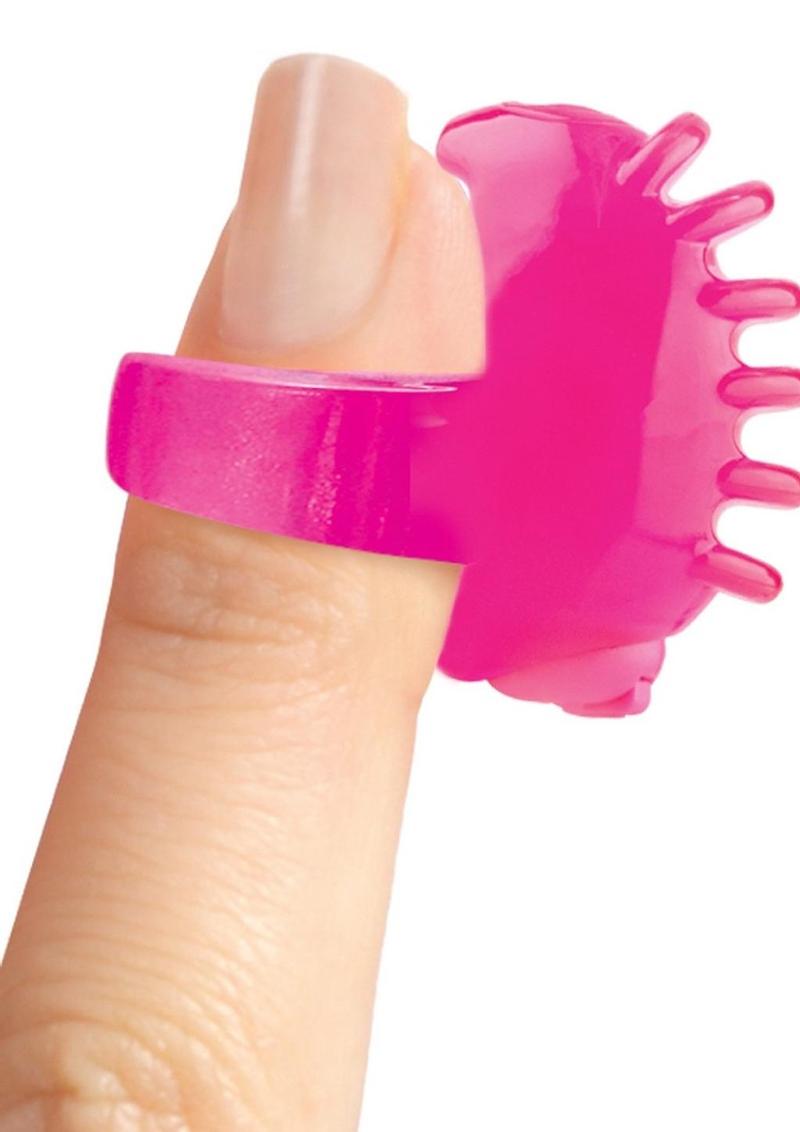 Fing O Tips Silicone Finger Massagers - Pink