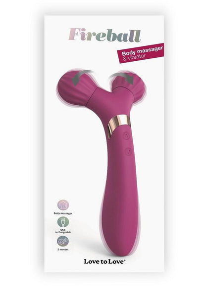 Fireball Rechargeable Silicone Body Massager and Vibrator