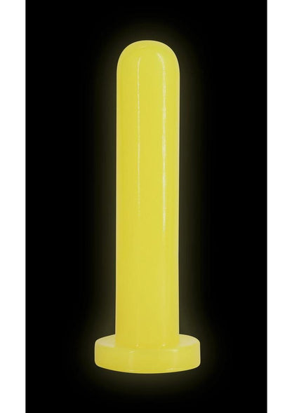 Firefly Thrill Glow In The Dark Dildo - Glow In The Dark/Yellow - Large