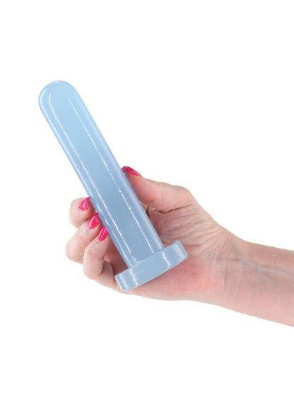 Firefly Thrill Glow In The Dark Dildo - Blue/Glow In The Dark - Small