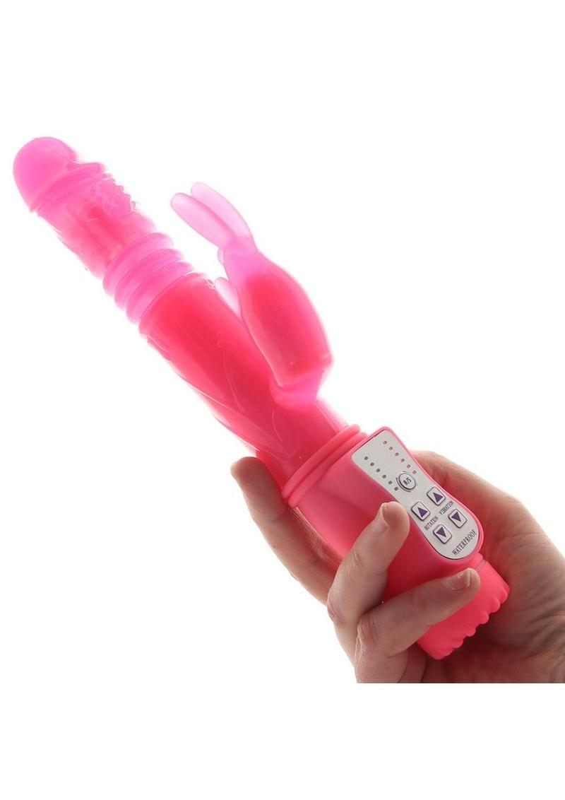 Firefly Thumper Glow In The Dark Thrusting and Rotating Rabbit - Glow In The Dark/Pink