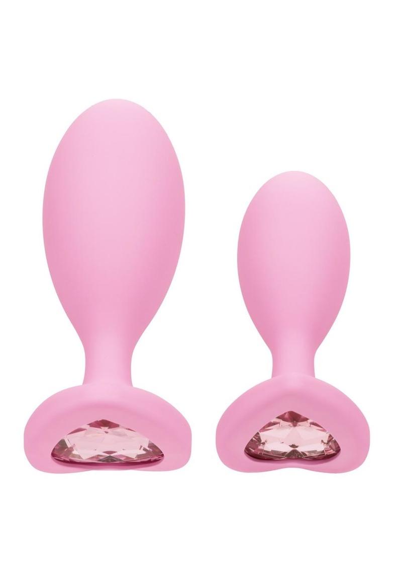 First Time Crystal Booty Duo Silicone Anal Plug