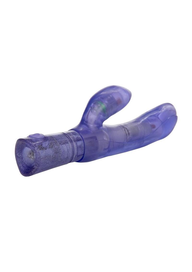 First Time Dual Exciter Rabbit Vibrator - Purple