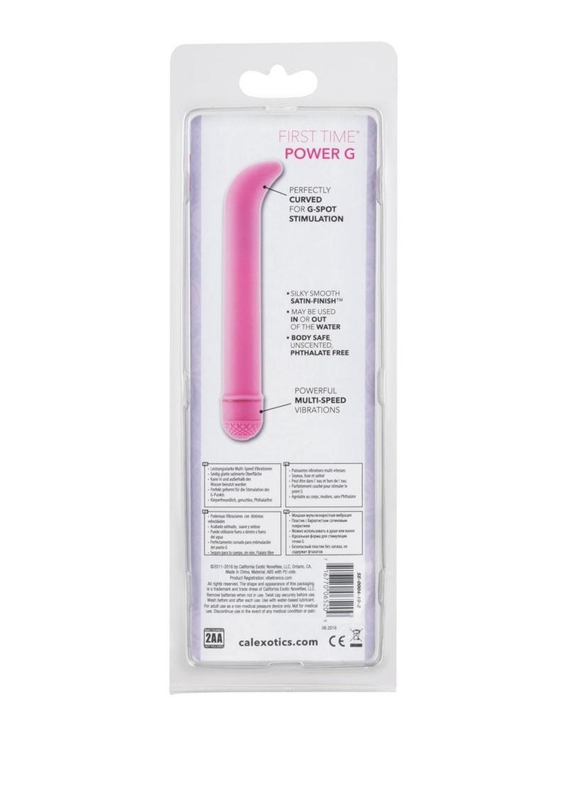 First Time Power G G-Spot Vibrator - Pink