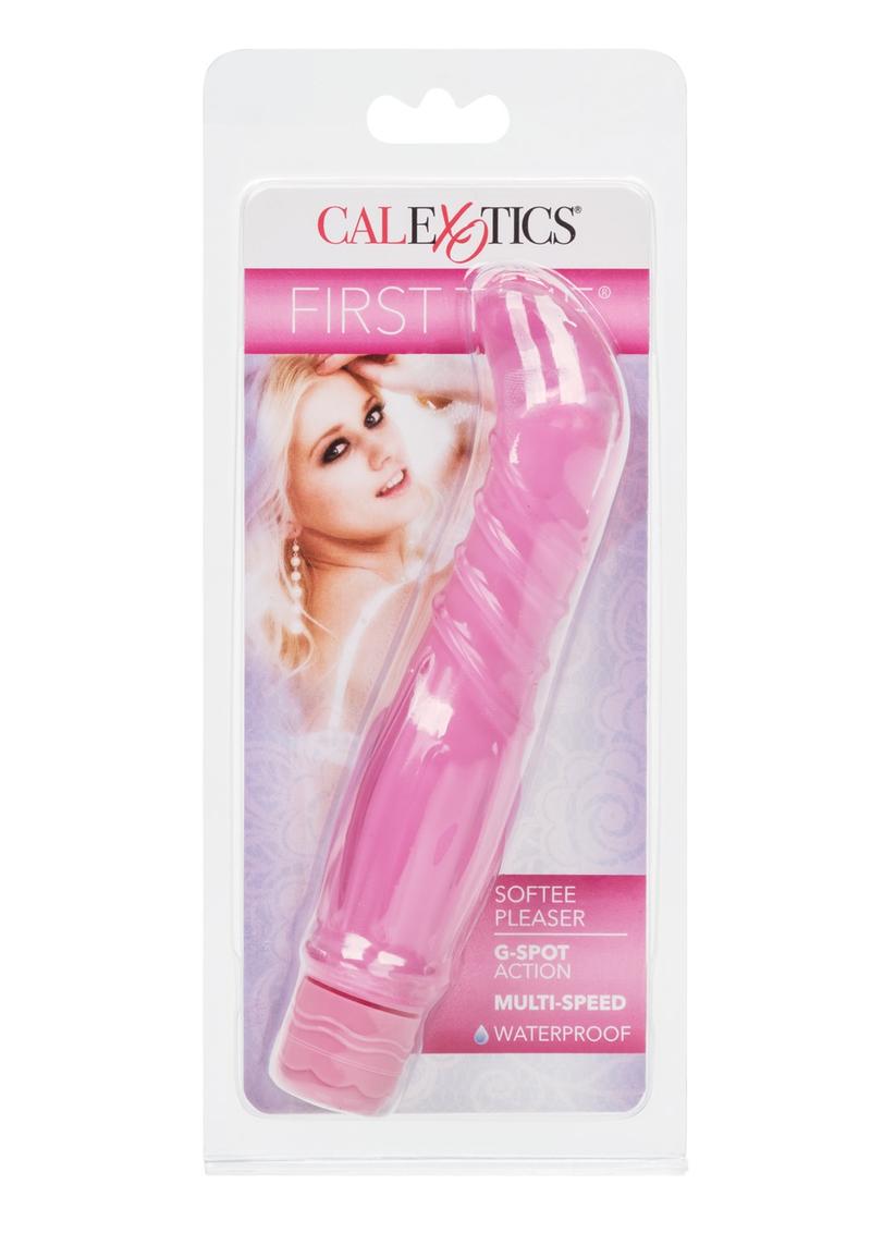 First Time Softee Pleaser Vibrator - Pink